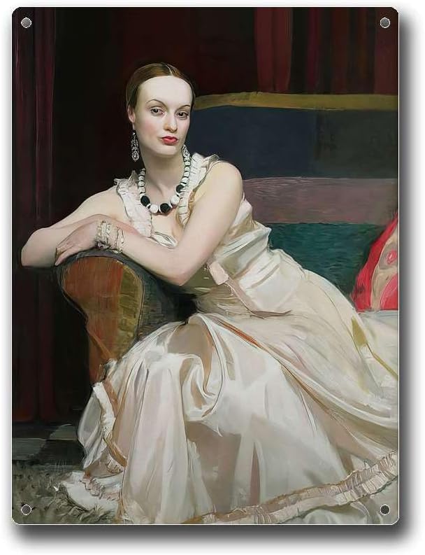 Women'S Fashion Victorian - لافتات معدنية بتصميم صور نسائية، فن