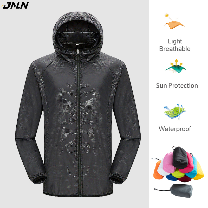 Women'S Fashion Rain Jacket - JNLN الرجال النساء مقاوم للماء سترات