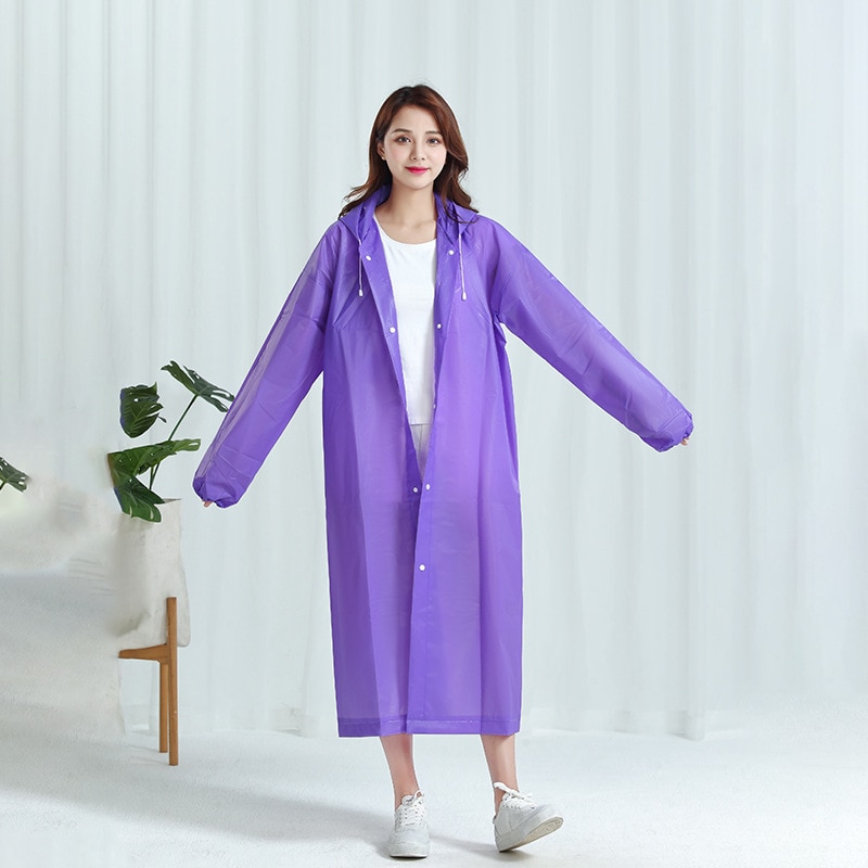 معطف مطر بغطاء للرأس للنساء وا - مراجعة Women'S Fashion Rain Jacket وسعره