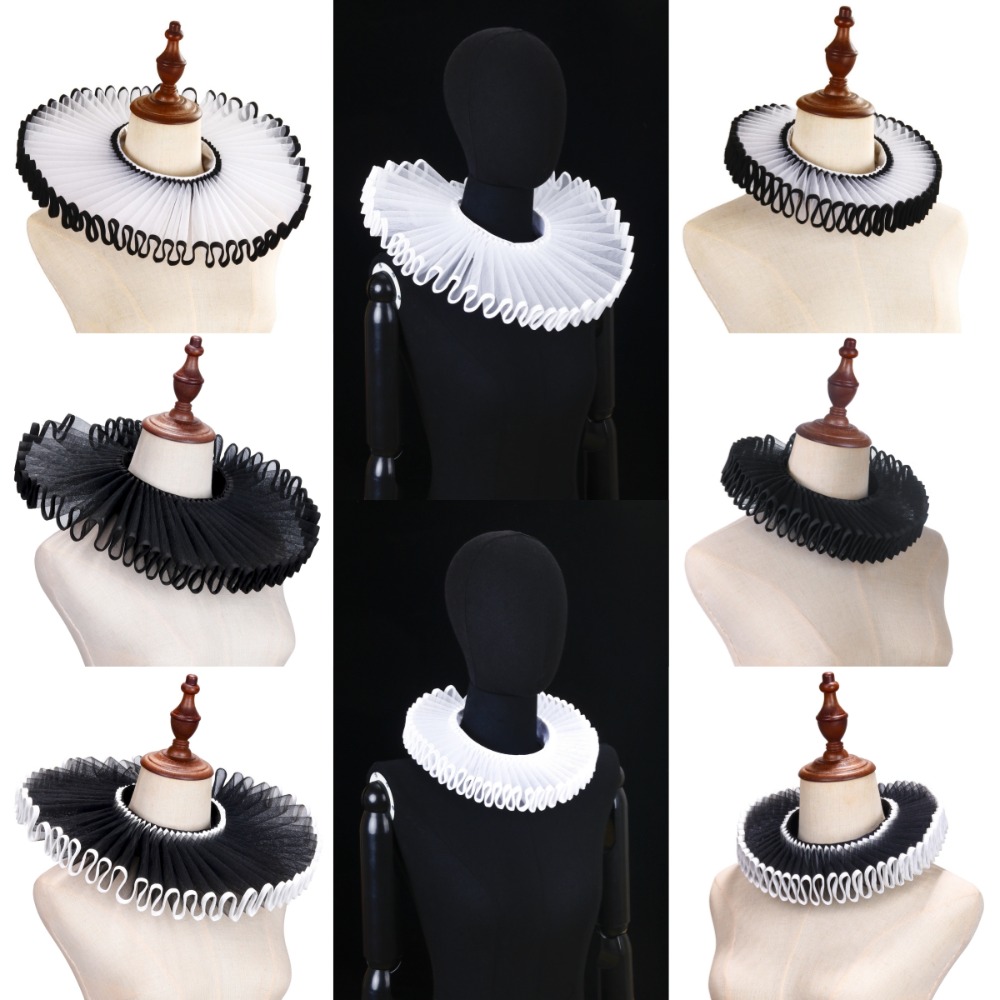ياقة شكسبير قابلة للفصل مع كشك - مراجعة Women'S Fashion Victorian وسعره
