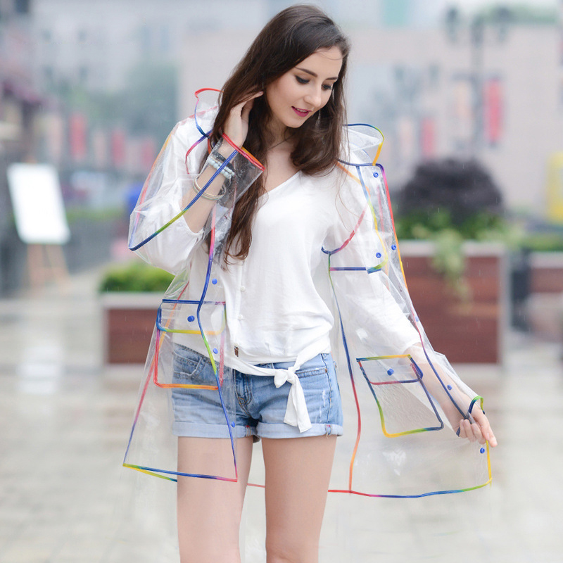 معطف واق من المطر شفاف مقاوم ل - مراجعة Women'S Fashion Rain Jacket وسعره