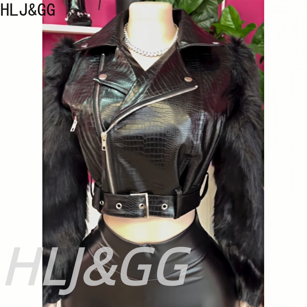 HLJ & GG تريند موضة الفراء الم - مراجعة Women'S Fashion Long Coat وسعره