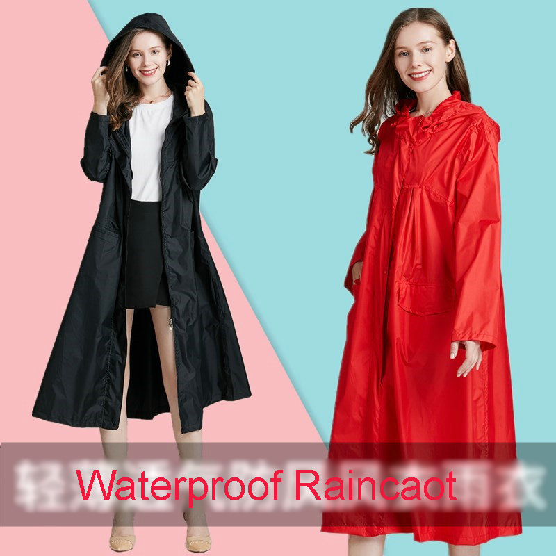 المرأة خفيفة الوزن أحمر أسود ت - مراجعة Women'S Fashion Rain Jacket وسعره