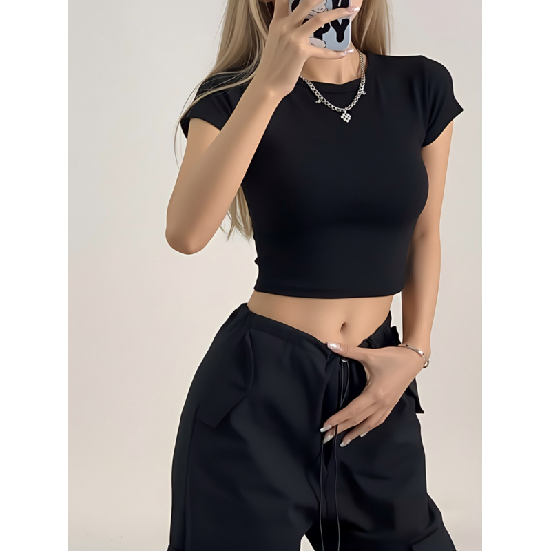 بلوزة نسائية عصرية بأكمام قصير - مراجعة Women'S Fashion Rugby Top وسعره