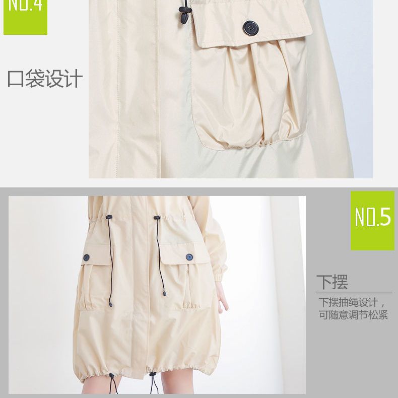 معطف واقٍ من المطر خفيف الوزن  - مراجعة Women'S Fashion Rain Jacket وسعره