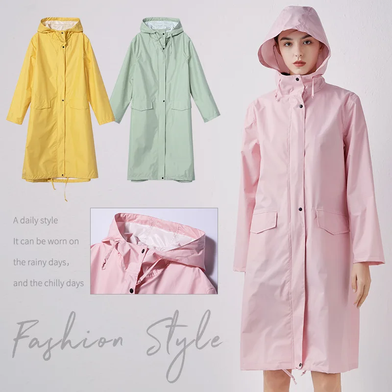 معطف مطر أنيق للنساء، خفيف الو - مراجعة Women'S Fashion Rain Jacket وسعره