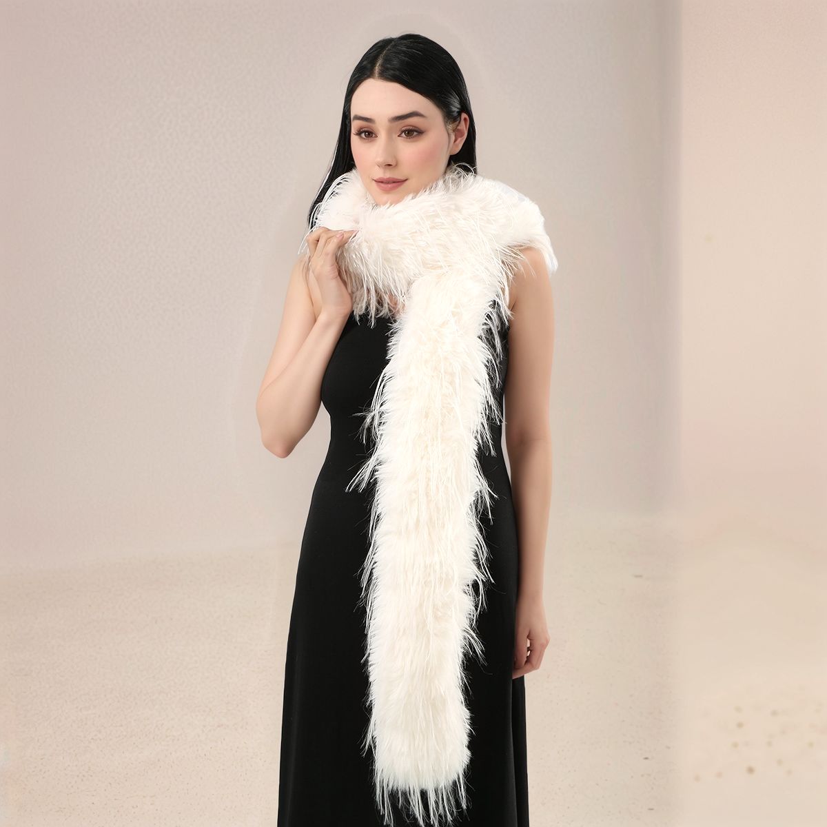 النساء فو الأرنب الفراء وشاح ط - مراجعة Women'S Fashion Long Coat وسعره