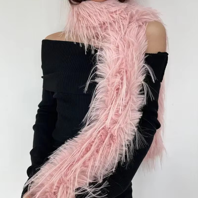 النساء فو الأرنب الفراء وشاح ط - مراجعة Women'S Fashion Long Coat وسعره